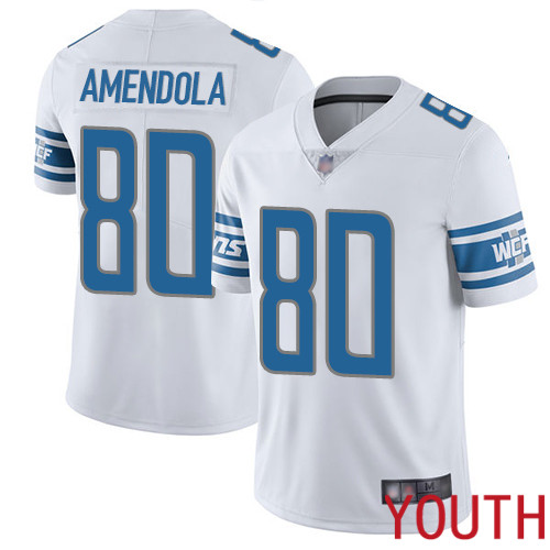 Detroit Lions Limited White Youth Danny Amendola Road Jersey NFL Football 80 Vapor Untouchable